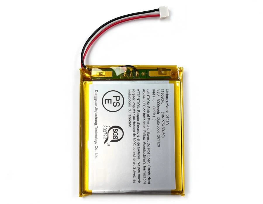 755060PL-3000mAh 锂电池