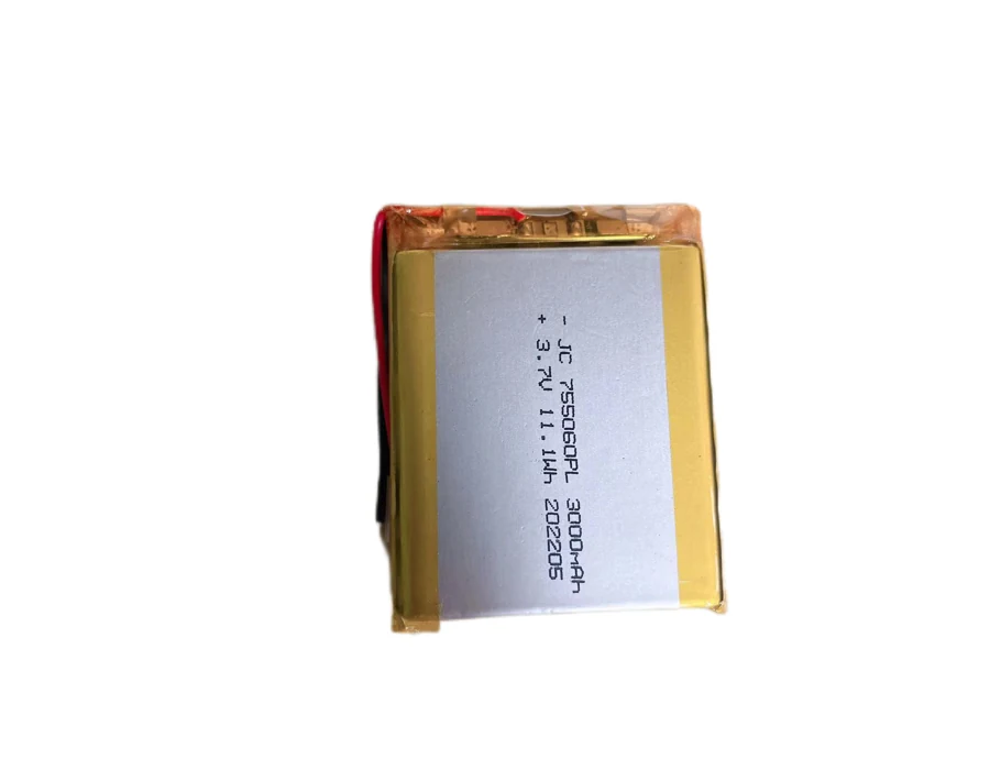 JC755060PL 3000mAh 锂电池